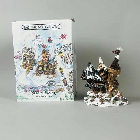 Boyds Bearly-Built Villages Rambles Village Figurine Snowy Candy Decor Collectib - Picture 12 of 13